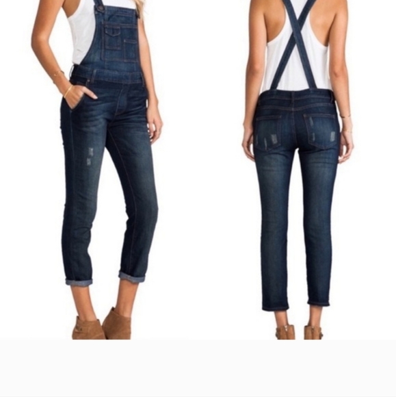 Free People Milo Denim Overalls - Picture 3 of 4